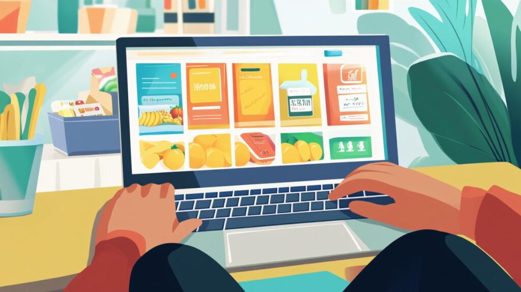 comment faire ses courses en ligne rapidement et facilement depuis chez soi